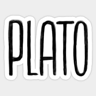 Philosophy Plato Philosopher Sticker